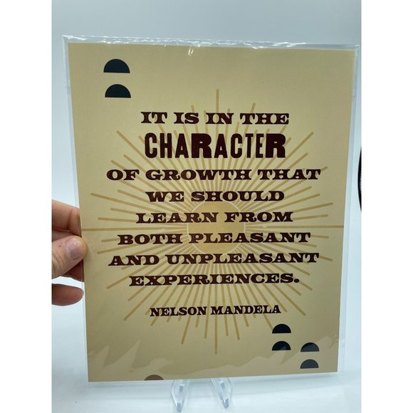 LEGENDARY NELSON MANDELA QUOTE PHOTO 8x10 - Picture 1 of 1